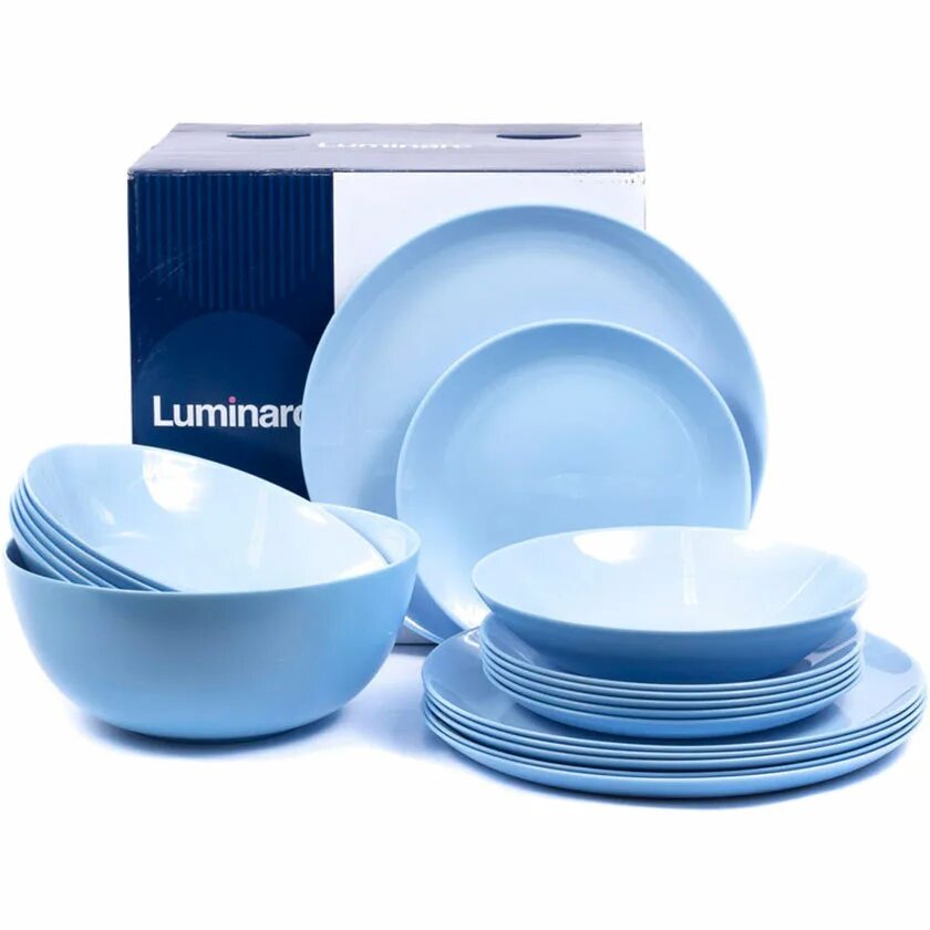 Столовый набор 19 предметов. Столовый сервиз luminarc diwali 19 предметов h5869/p2920/p2961. столовый набор 19 предметов дивали блю. p2961 luminarc столовый набор 19 предметов дивали блю. набор столовый 19пр. дивали блю.