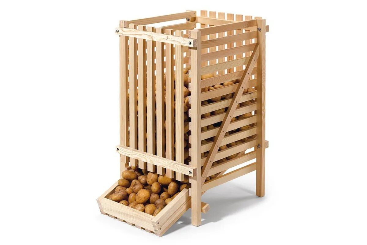 Хранение овощей своими руками. Ящик для картошки. Ящик для хранения картошки. Ящик для картошки деревянный. Деревянный ящик для хранения картофеля.