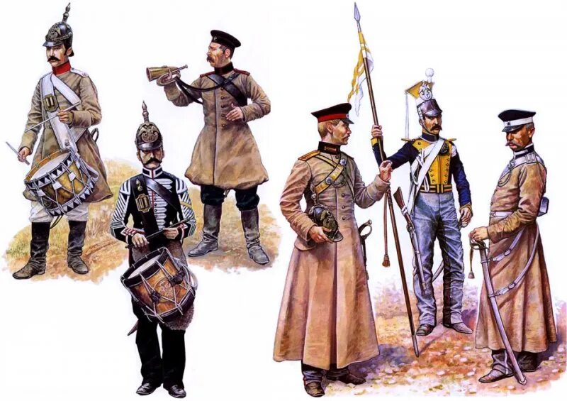 Униформа армии Российской империи 19 века. Армия Российской империи 1853.