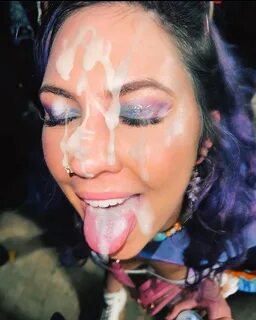 Cute girl with sparkly eye shadow cum faked submitted by Tyler created with...