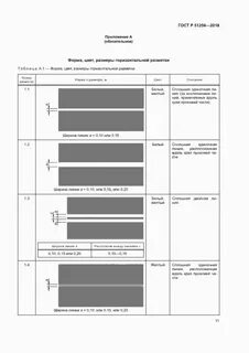 Разметка 1.5 размеры