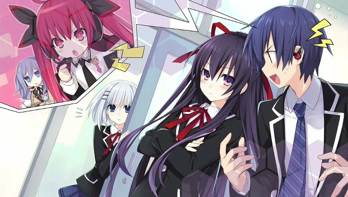Data i live. Date a live шидо ицука. рандеву с жизнью шидо и оригами. тока ятогами и шидо ицука. котори ицука и шидо.