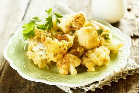 Брокколи и цветная капуста в кляре
