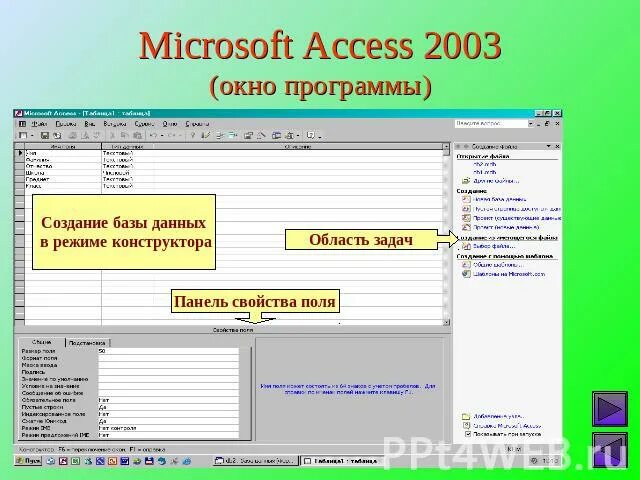 Microsoft access 2003 окно программы. MS access 2003. Окно приложения MS access 2003. Культурная программа Майкрософт аксесс. Access 2003