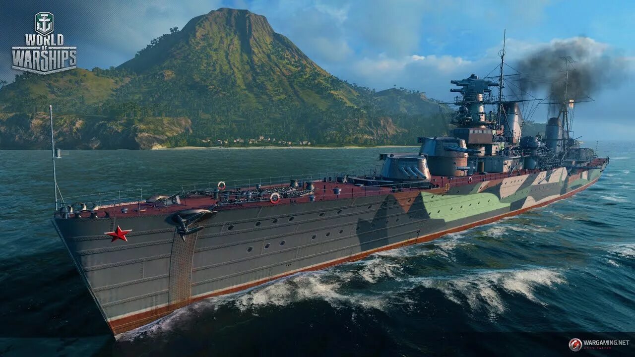 Корабль киров world of warships. Линкоры на рабочий стол. World of warships советский союз. Крейсер киров world of warships. Тяжёлый крейсер могами.
