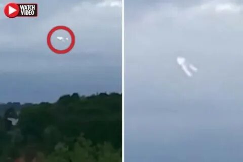 Загадочный объект в небе над центром шарлотты