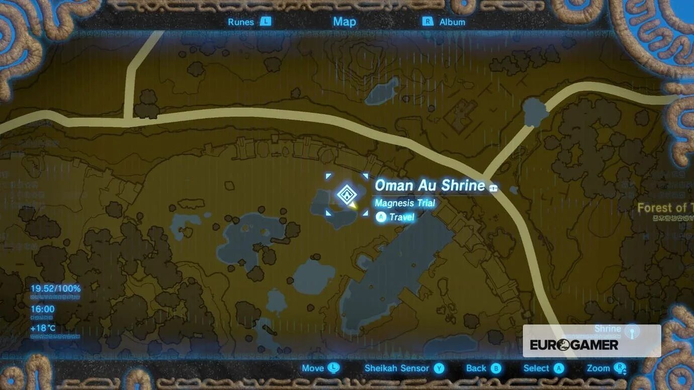 The legend of the spirit orbs. Botw shrine map. Wild shrine. Лаборатория древних технологий аккалы на карте. Zelda botw shrine map.