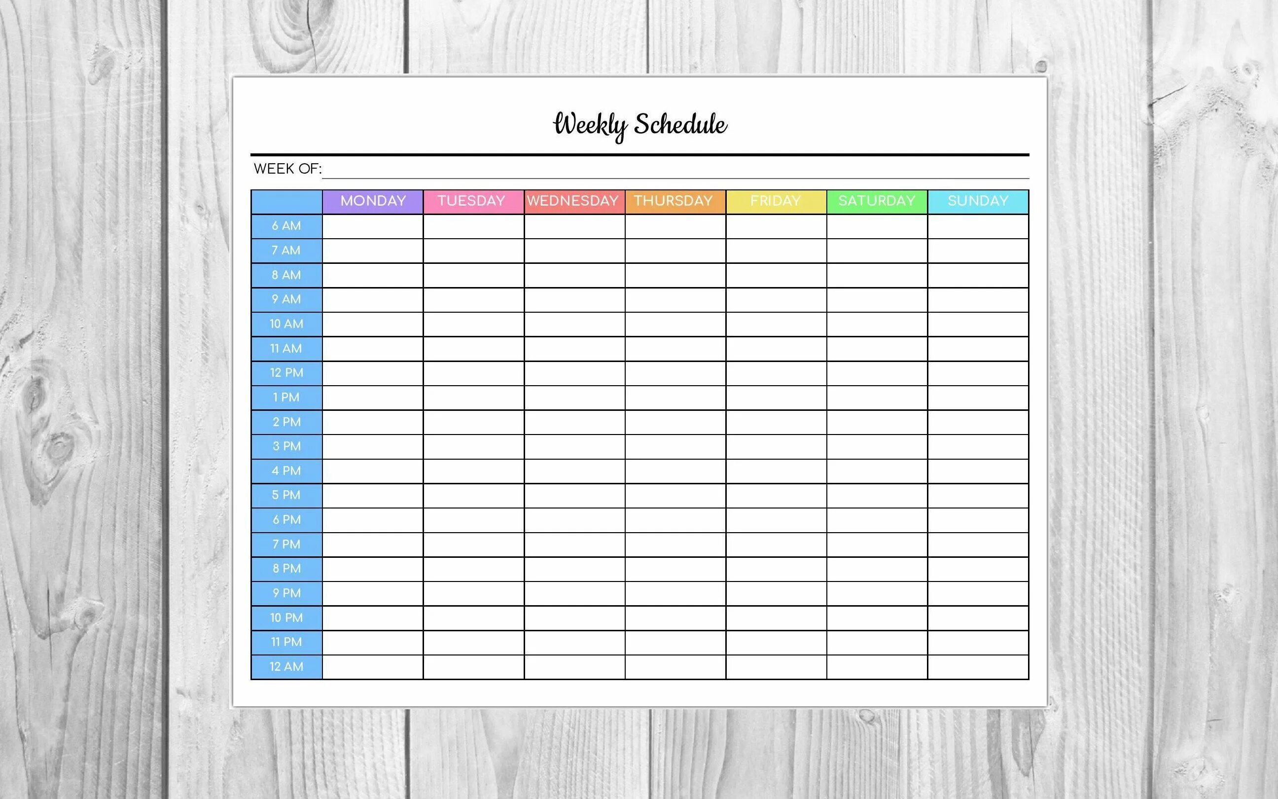 Week Schedule. Weekly Schedule. Schedule for a week. Weekly Planner. Plan schedule