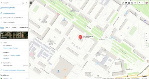 Карта детских садов екатеринбург