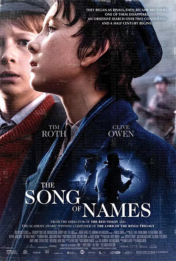 The name of the song is. The song of names 2019.