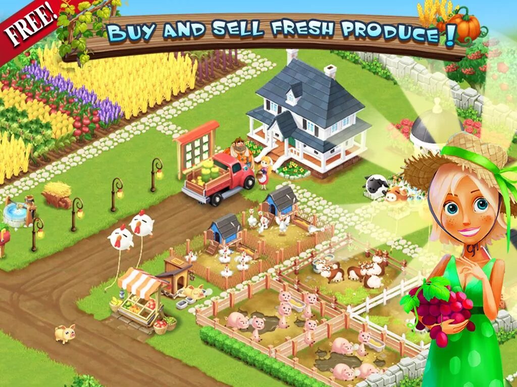 Happy game на андроид. Игра happy farm. игра happy day farm. игру candy farm day. игра ферма хэппи фарм.