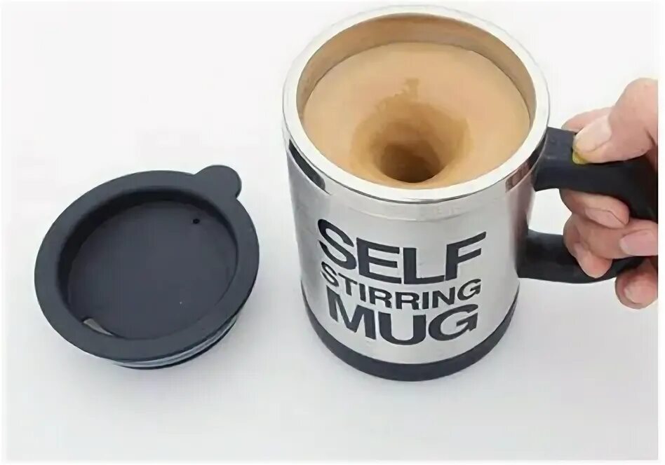 Миксер для кружки в виде подвесного мотора. Кружка-мешалка self Stirring Mug. SV-034 Кружка self Stirring Mug.