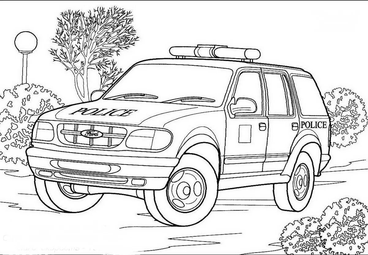 Раскраски для мальчиков полицейские машины. Раскраски машины шевроле тахо. Полицейский раскраска для детей. Разукрашка полицейская машина. Раскраска милиционер.