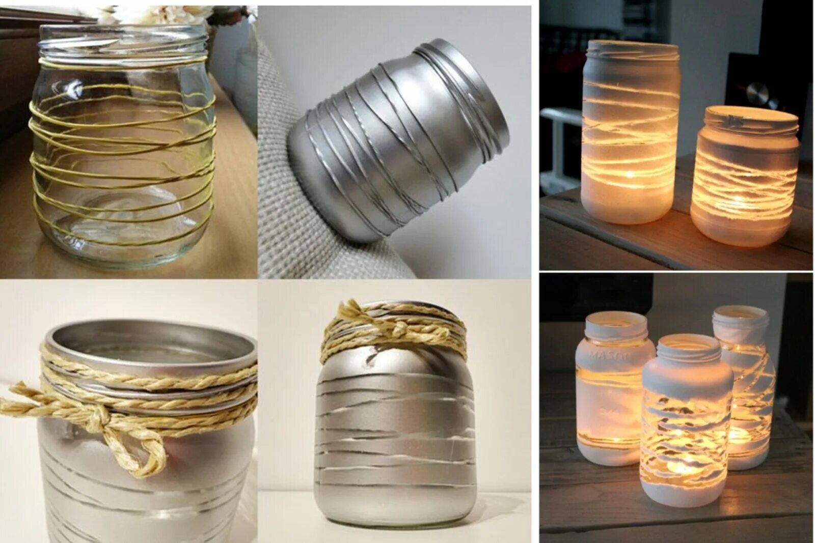 Баночки от детского питания. Как сделать баночку под. Декор банки для копилки. Поделка из стеклянной банки. Декор банки для кухни.