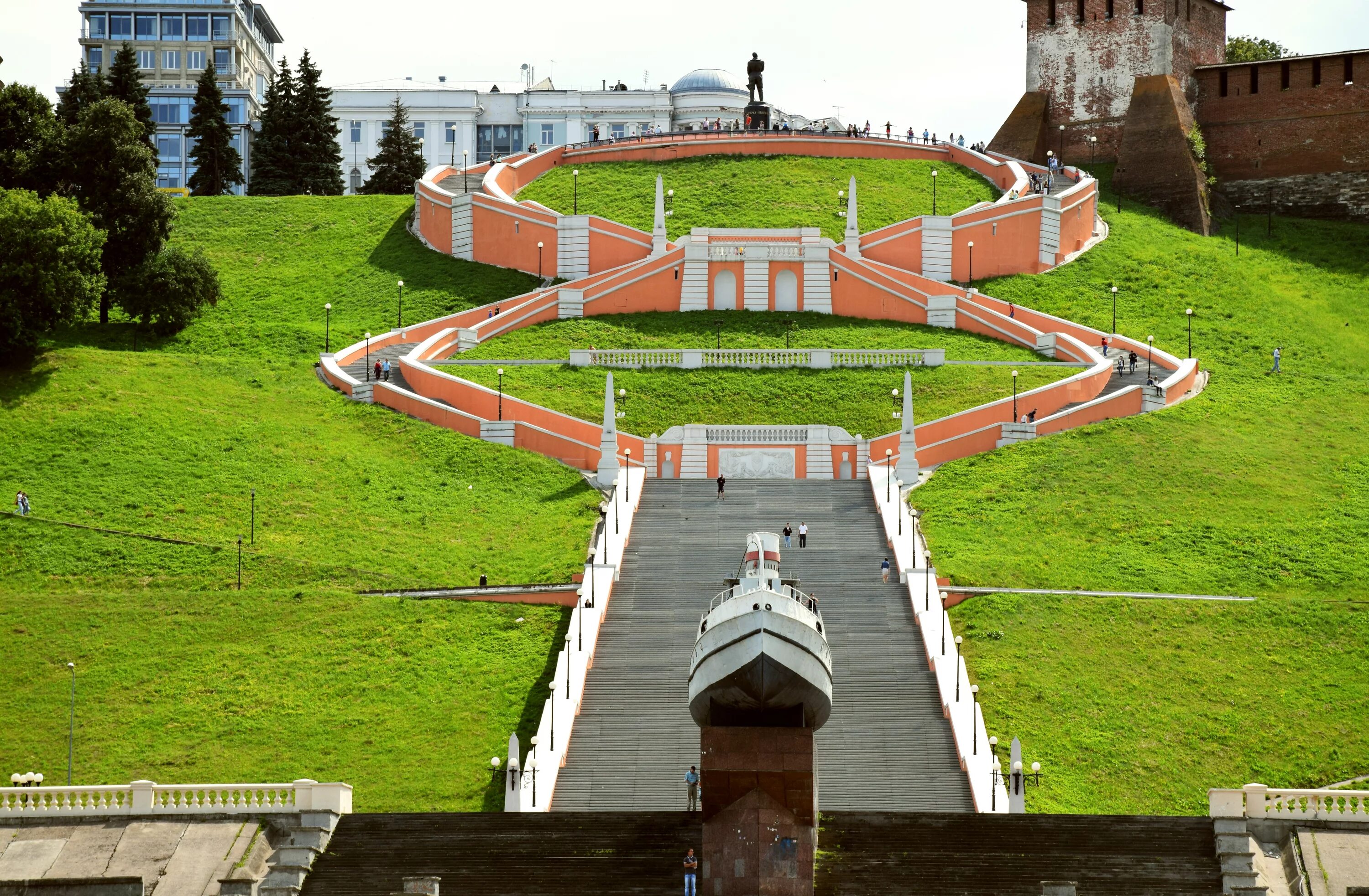 Для детей чкаловская. Нижегородский Кремль Чкаловская лестница. Чкаловская лестница Нижний Новгород. Чкаловская лестница 1943.