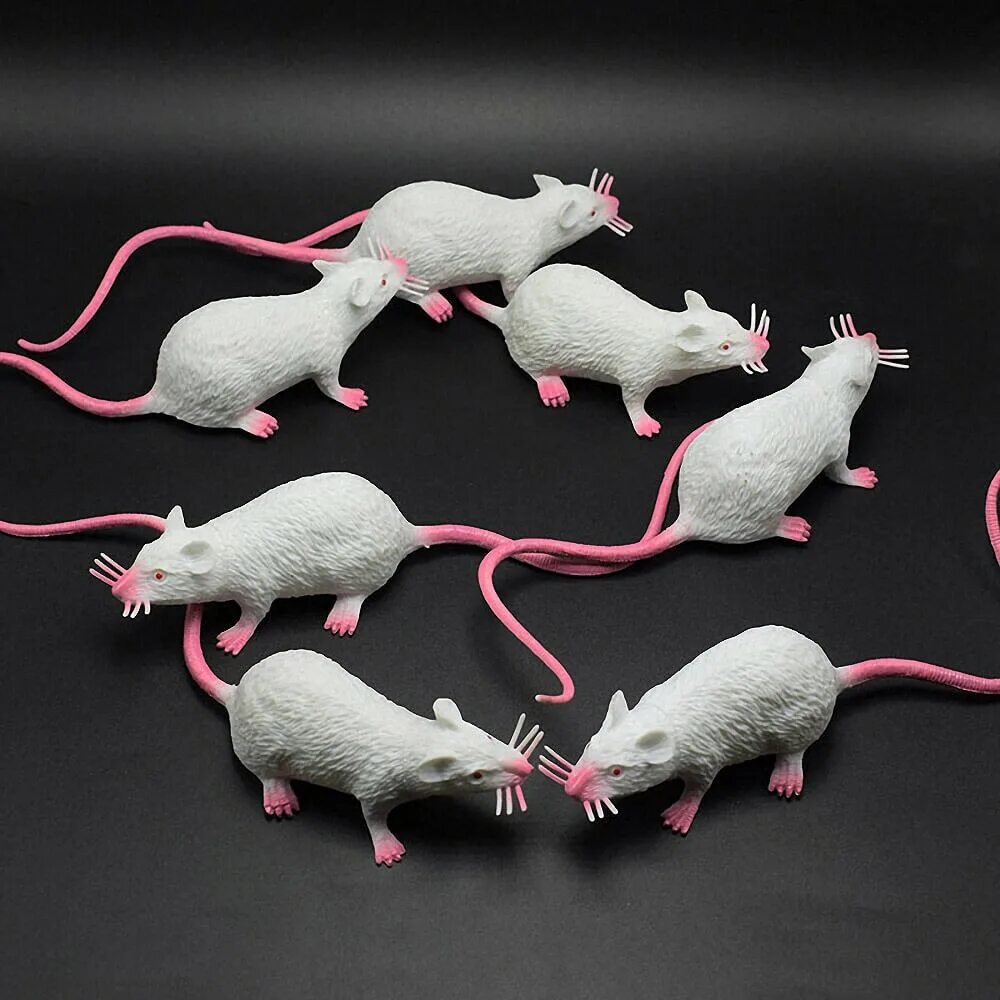 Искусственные мыши. Пластиковая мышь. Белая мышка. Мышки пластмассовые. Смешная крыса игрушка.