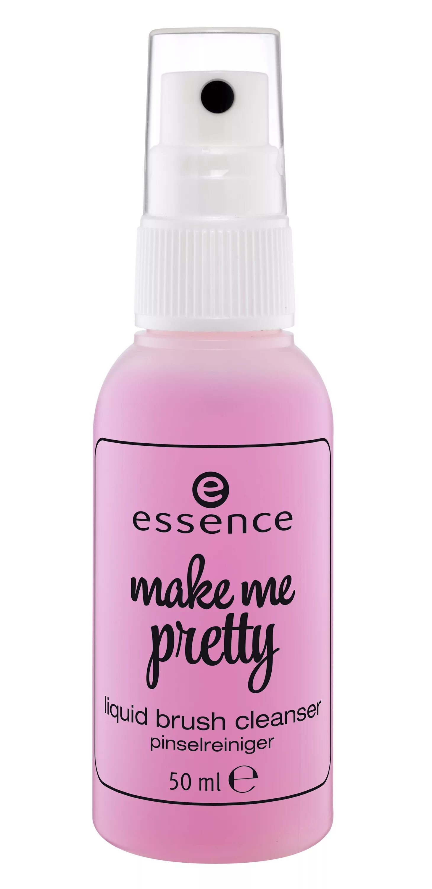 Essence make me. Essence liquid. brush cleanser.