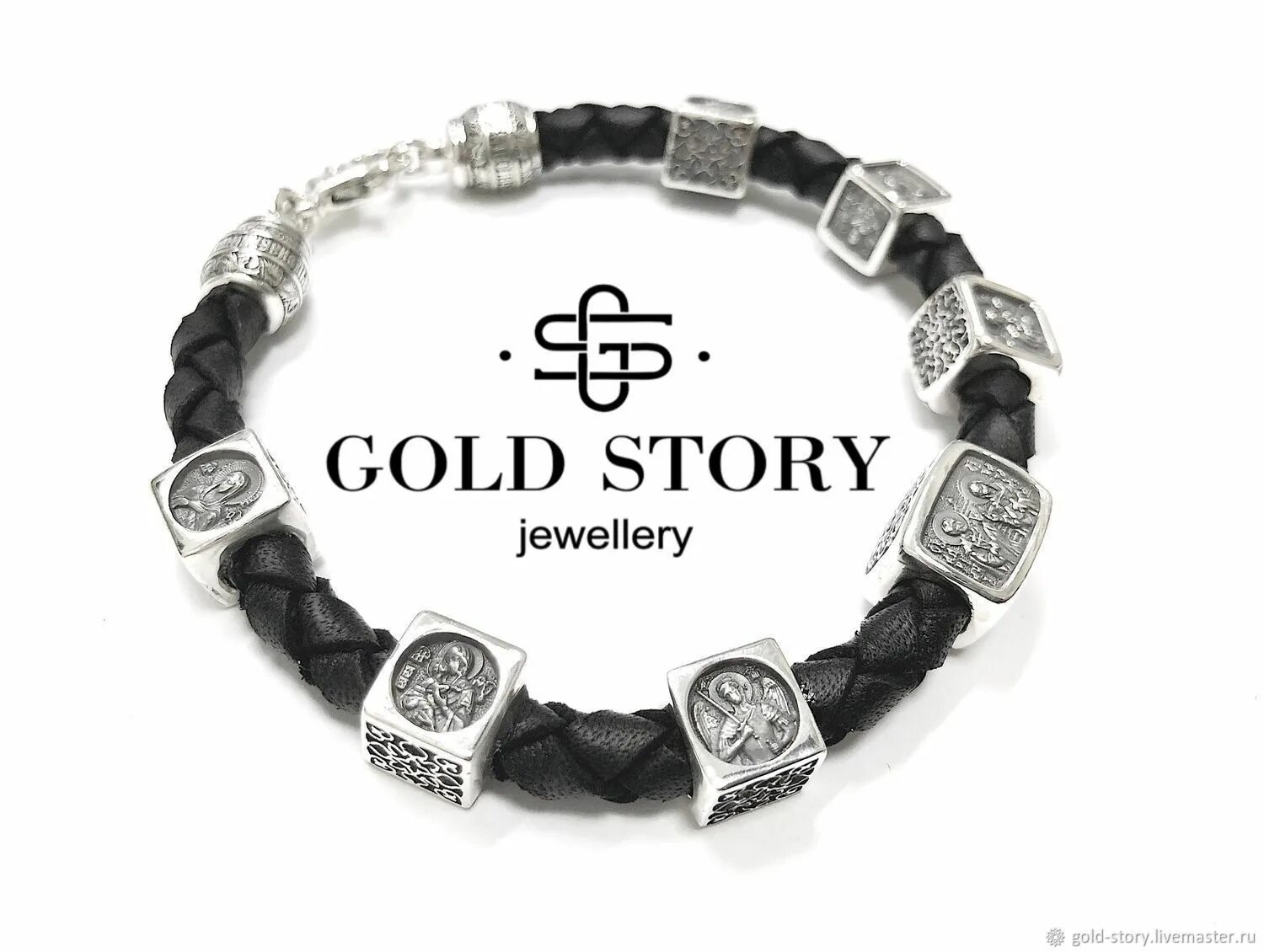Магнитно-гематитовый браслет с ликами святых. Православный браслет мужской. "святые защитники". Браслет со святыми. Православный браслет мужской.