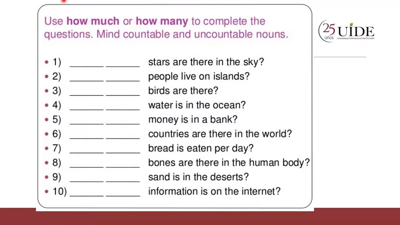 8 complete the questions. How much how many задания. How many how much упражнения. How many английский. How much how many Worksheets.