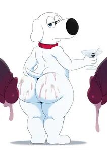 sssonic2, brian griffin, family guy, edit, edited, anus, ass, big ass, big ...