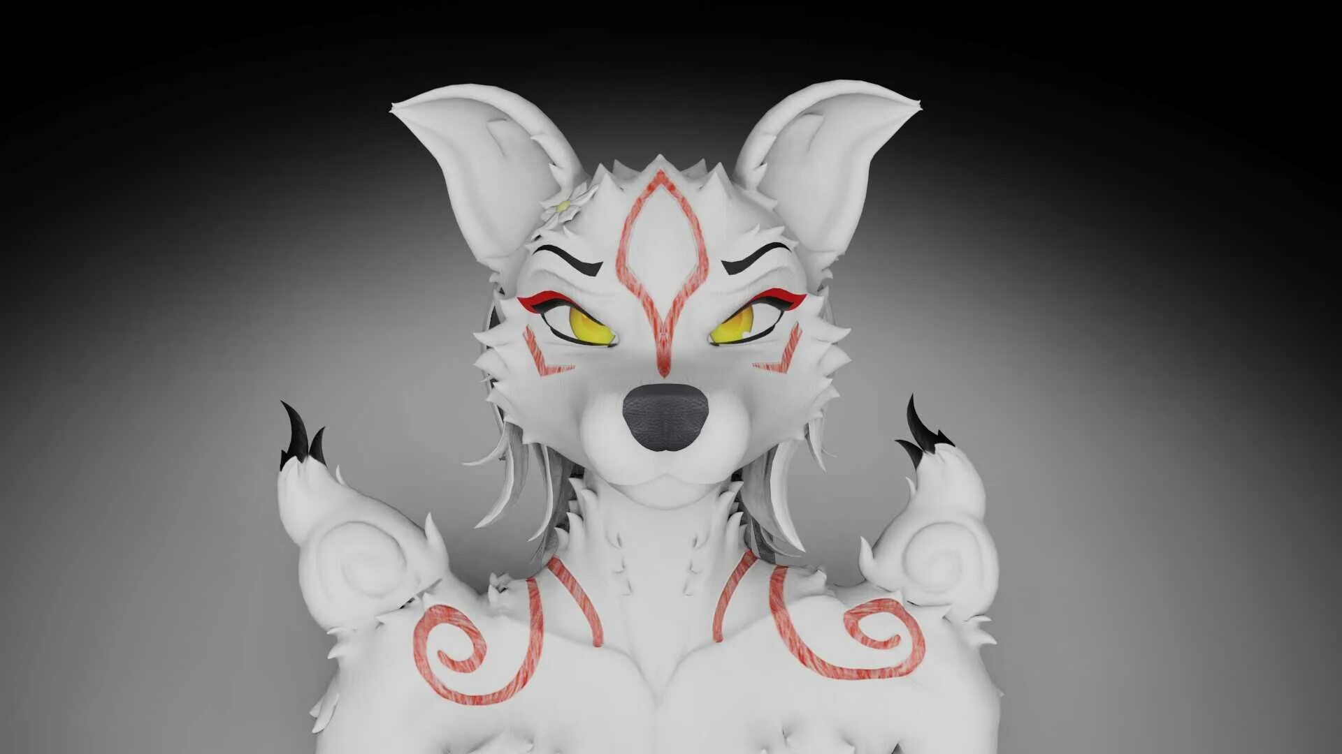 Аматерасу фурри. Amaterasu SFM. Фурри 3d модель. 3d модели furry.