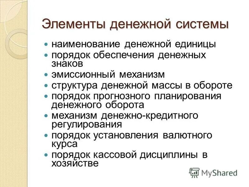 Полное название финансового