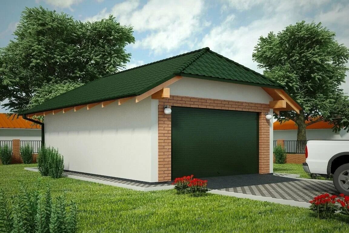 Проект гаража. Крыша гаража. Проект гаража с навесом. Двускатная крыша для гаража. Фото крыши гаража с домом