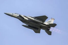 Скачать обои истребитель, Eagle, небо, F-15C, раздел авиация в разрешении 2048x1384