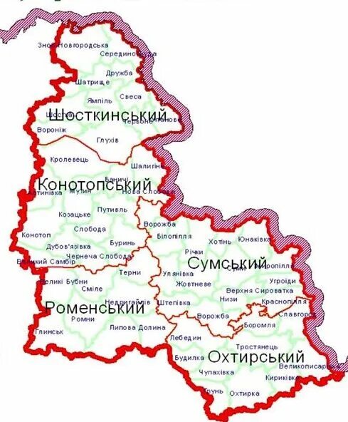 Карта Сумской области Украина. Карта Сумской области. Карта Сумской области подробная. Сумская область карта с районами.