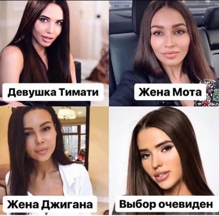 Ответы : Зачем русские рэперы выбирают себе одинаковых женщин