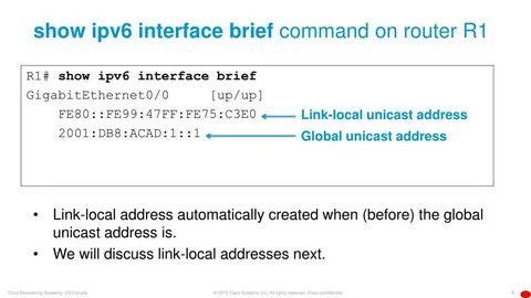 Address fe80
