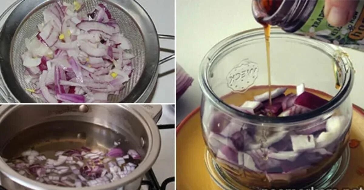Можно красный лук добавить в суп. Рецепт от кашля с красным луком. луковый отвар от кашля. рецепт от кашля с луком.