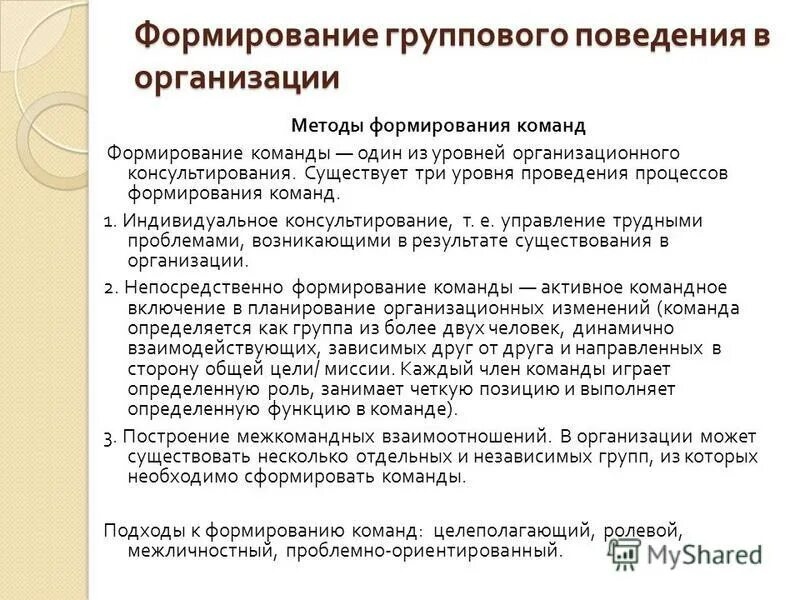 Проблемы при создании проекта. Ошибки развития. Методы и этапы формирования команд. Формирование команды реформаторов. Трудности проектных команд.