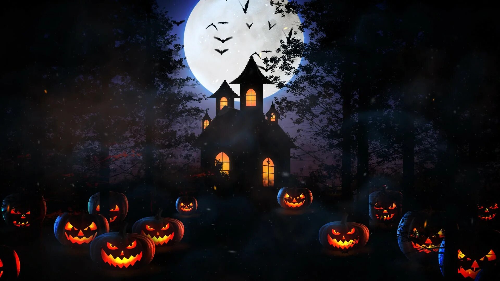 Лес для хэллоуина. Хэллоуин лес. Хэллоуинский пейзаж. Сказочные домики ночью. Хэллоуинский лес.