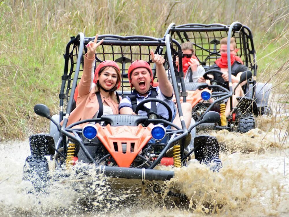 Катание на багги. Багги сафари. Багги-сафари и рафтинг в Сиде. Buggy Safari Анталья. Экскурсия на багги сафари Турция.