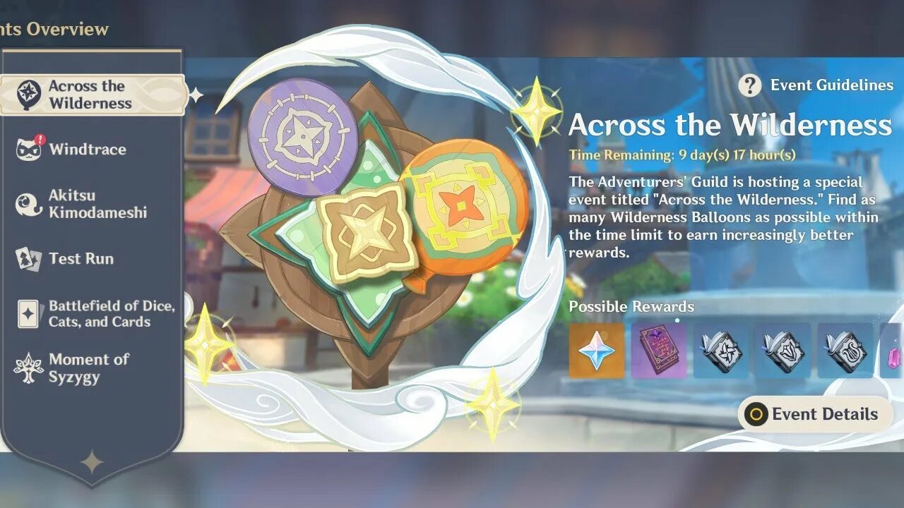 Across events