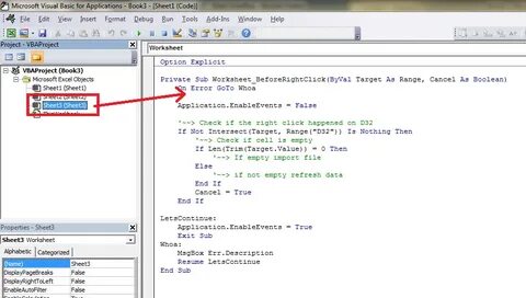 Empty vba
