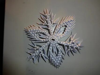 Снежинка из модулей
