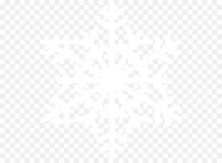 Белая снежинка на прозрачном фоне