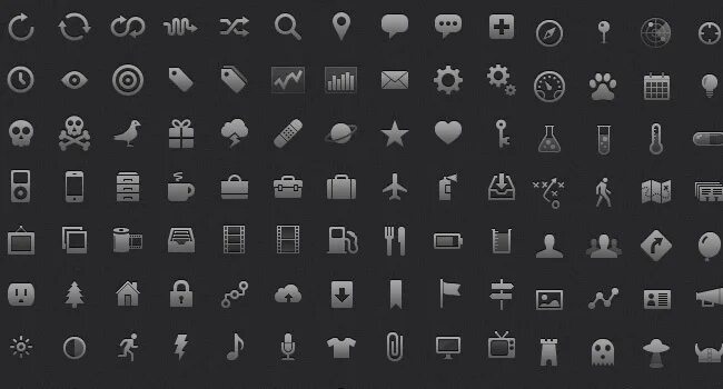 чёрные иконки приложений. набор иконок для приложения iphone. реалистичные иконки для андроид.