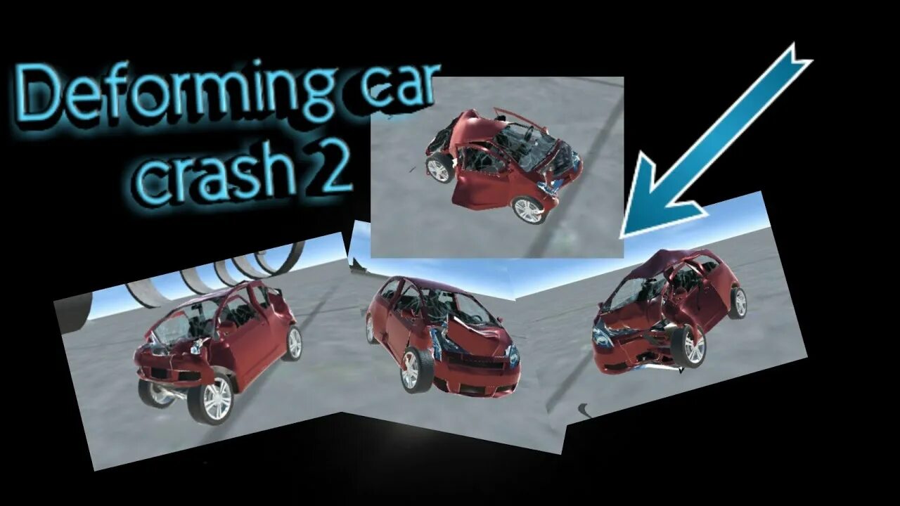 Deforming car crash