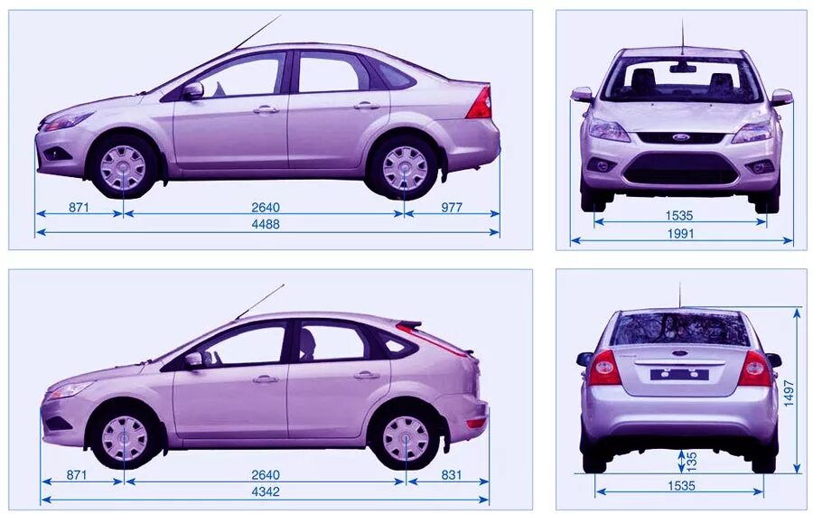 Габариты фокус 2. Ford Focus 2 Рестайлинг седан габариты. Габариты Форд фокус 3 и 2. Ford Focus 2 хэтчбек габариты. Габариты Форд фокус 2 седан Рестайлинг.