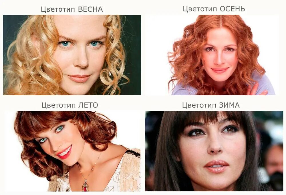 Как определить типаж внешности. Цветотипы. цветотип внешности. цветовой тип внешности. подобрать цвет волос по цветотипу.