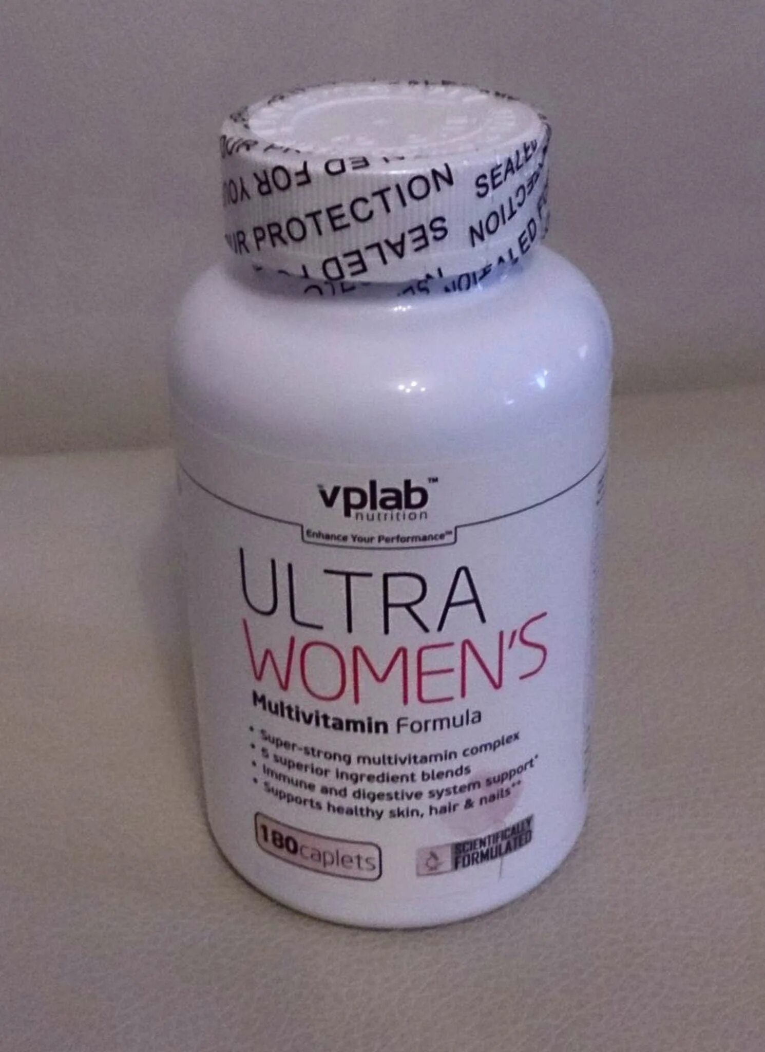 Витаминно-минеральный комплекс VP Laboratory "Ultra women's Multivitamin Formula", 180 капсул. Витамины VPLAB Ultra women's. Минерально-витаминный комплекс VPLAB Ultra women's. Минерально-витаминный комплекс VPLAB Ultra women's (180 каплет), нейтральный.