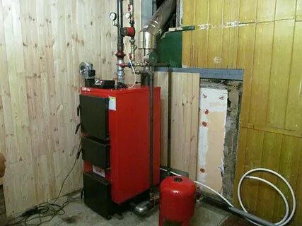 Установки котла твердом топливе