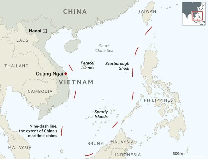 Где южно китайское море. South China Sea Map. Южно китайское море границы. Южно-китайское море на карте. Острова в Южно-китайском море.