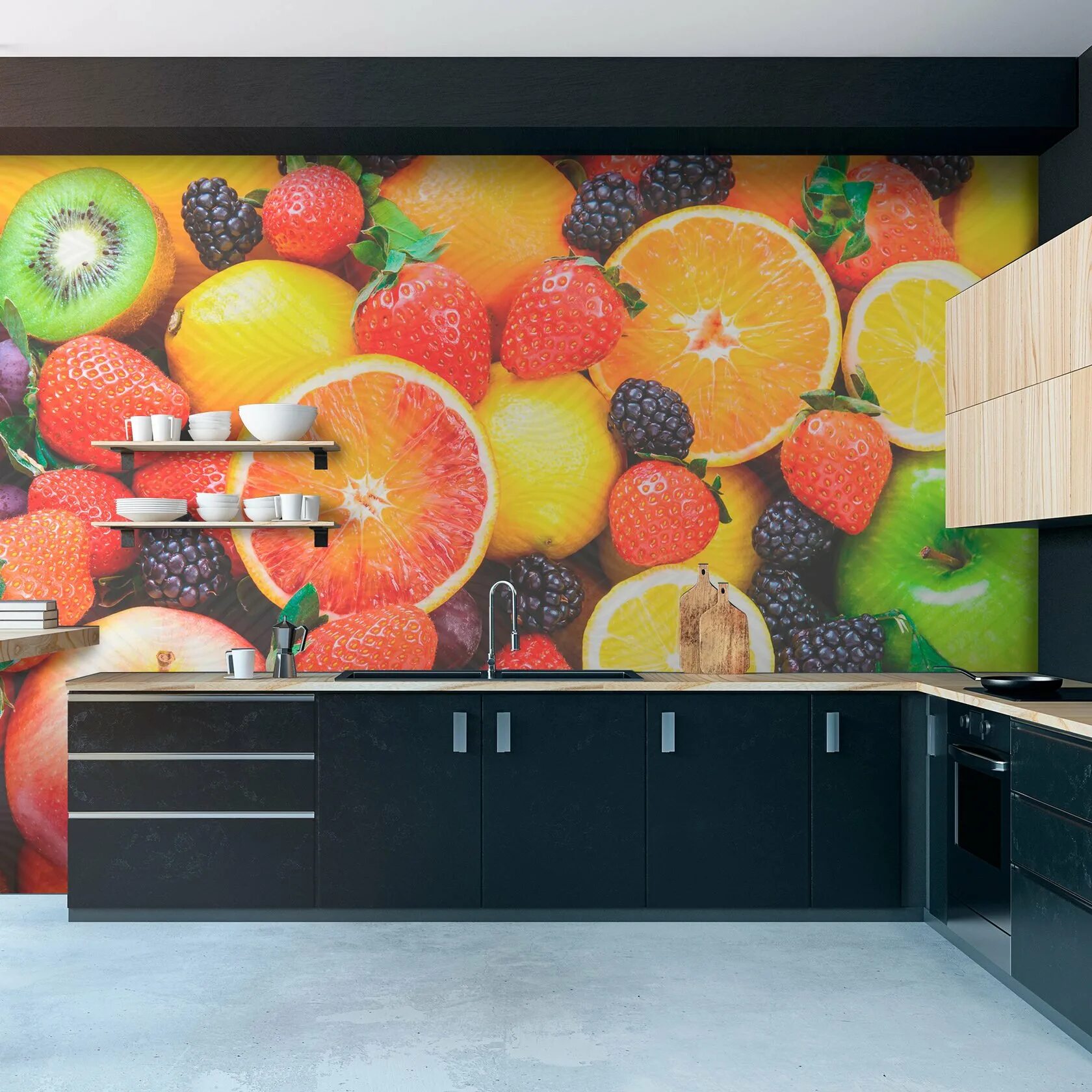 Фруктовая кухня. Фрукты на кухне. Фотообои для кухни. Плитка с фруктами на кухню. Фотообои фрукты на кухню на стену.