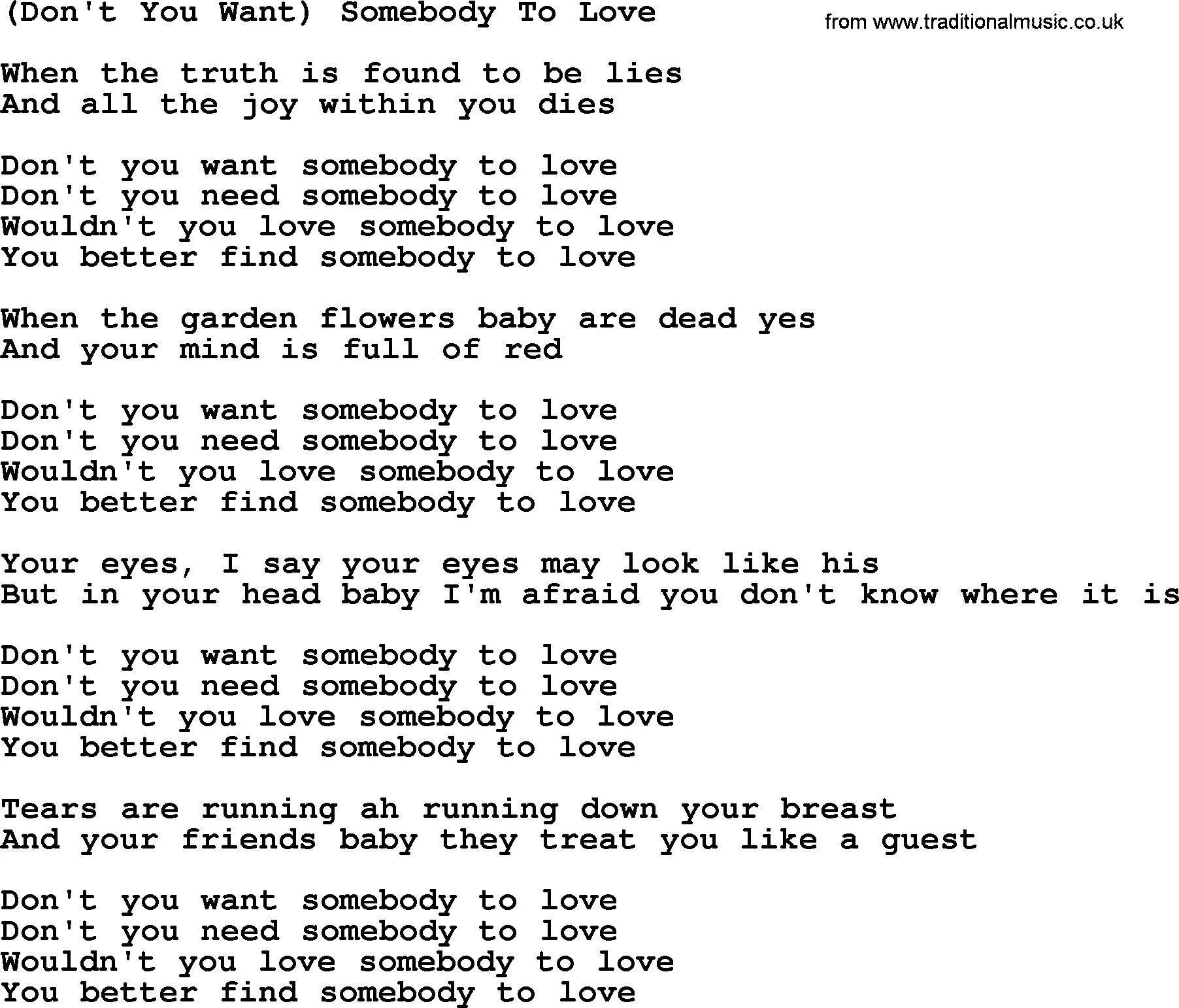 Песня Somebody to Love. Текст песни Somebody to Love. Текст песни Love. Песни со словами Somebody. Звери такая любовь текст