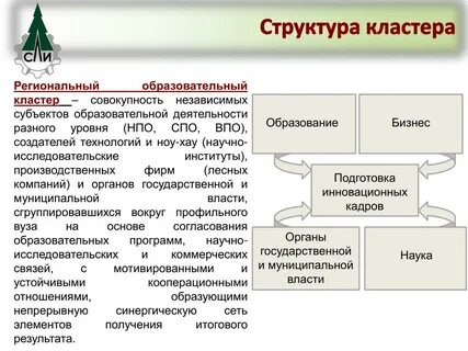 Состав кластера