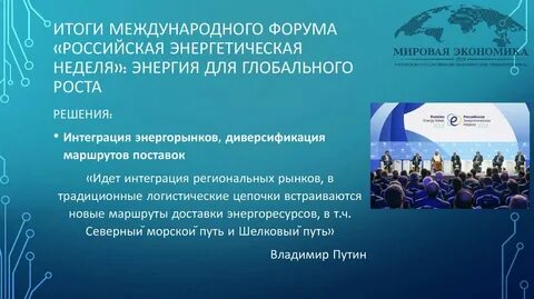 Мировая энергетическая политика